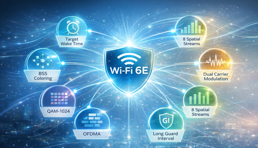 Wi-Fi6E features